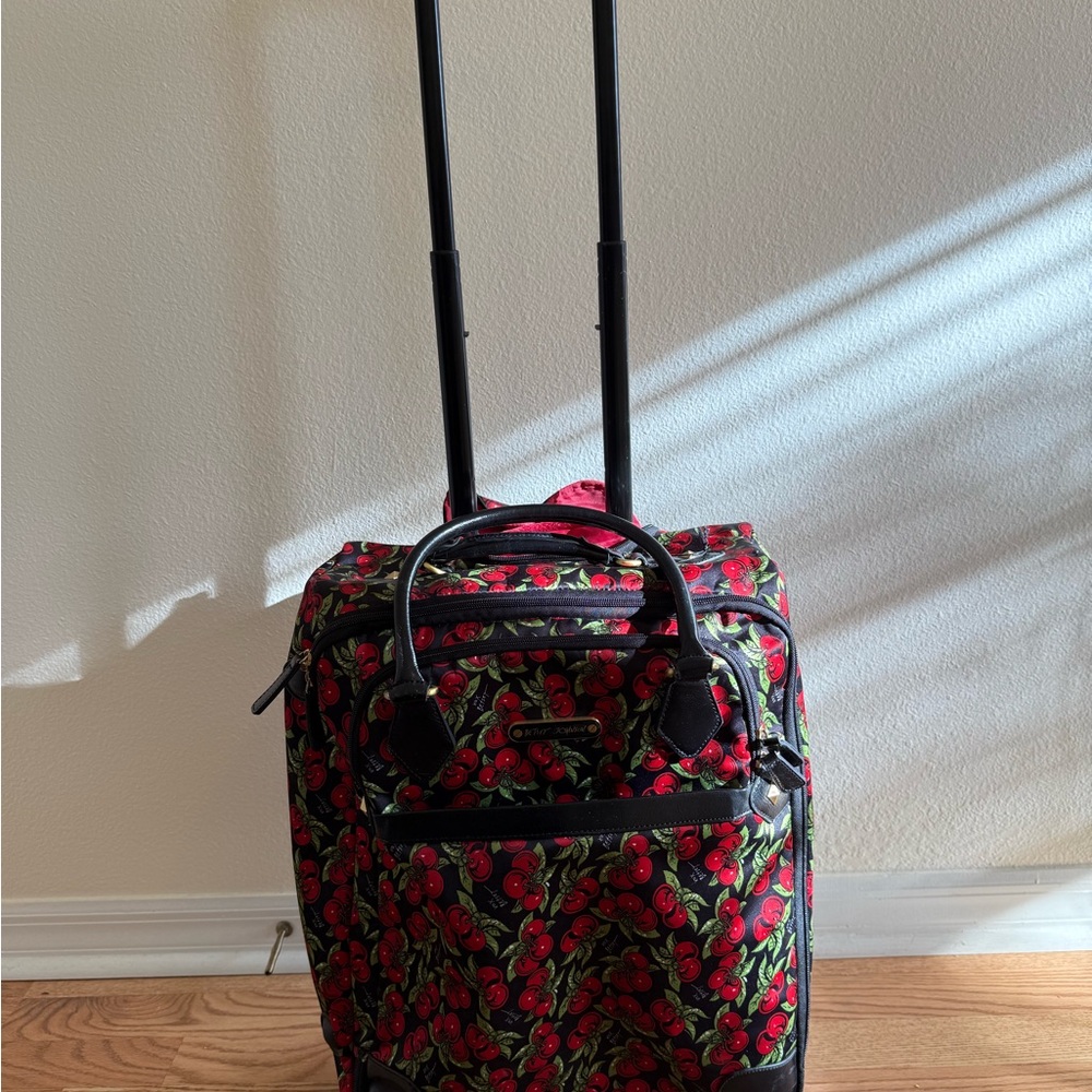 Betsey Johnson Cherry Carry On Luggage